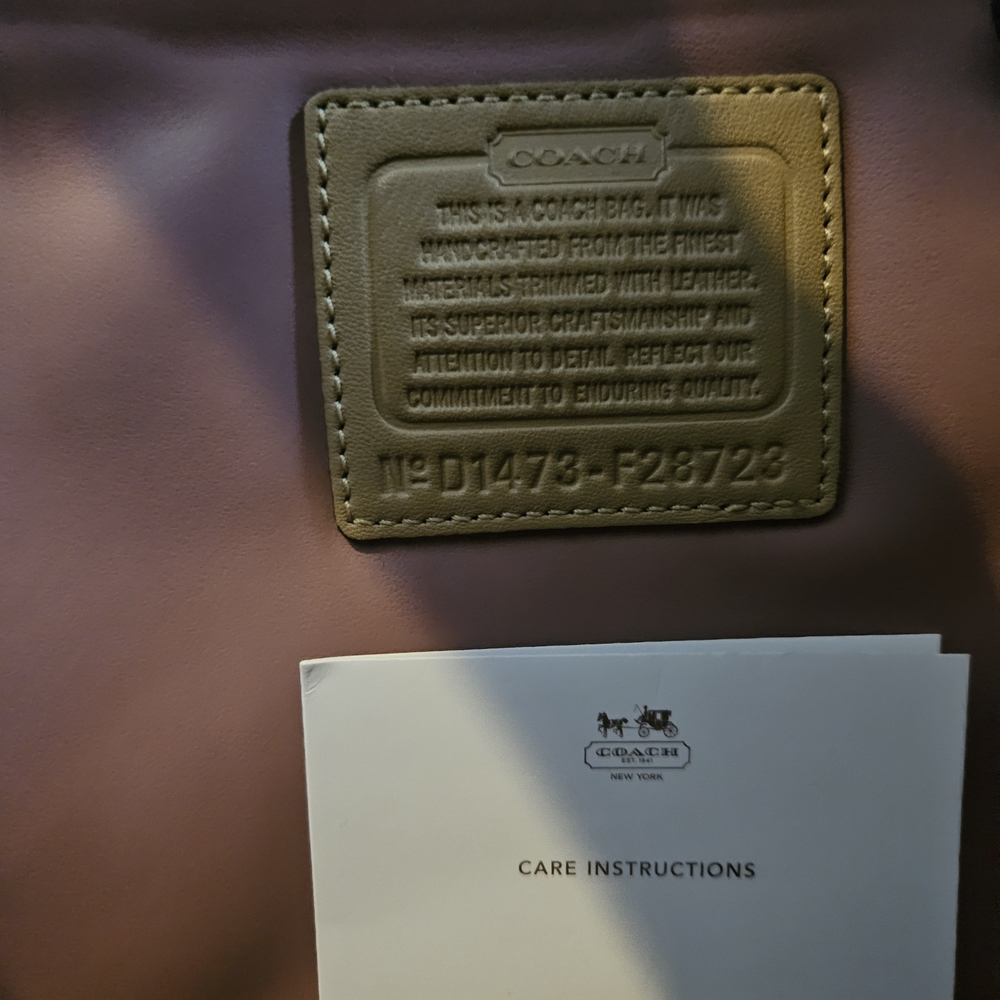 Coach Charlie Python Embossed Leather NWOT Never Used - Picture 9 of 12